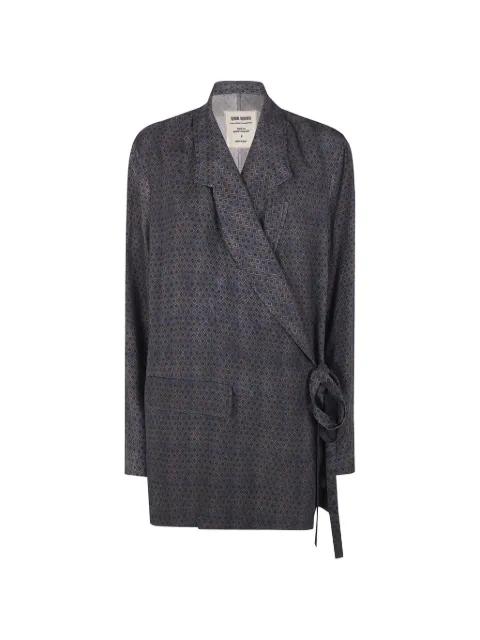 tie-fastening jacket by UMA WANG