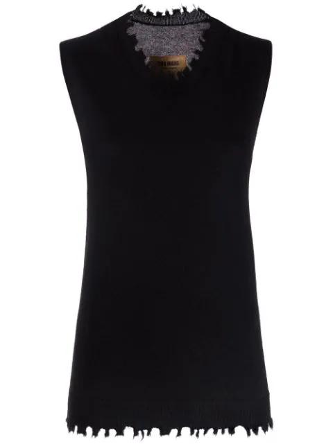 tuft edge top by UMA WANG