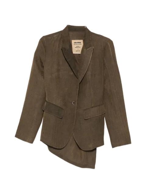 twisted asymmetric jacket by UMA WANG