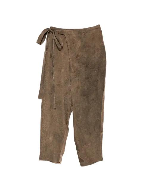 wrap trousers by UMA WANG