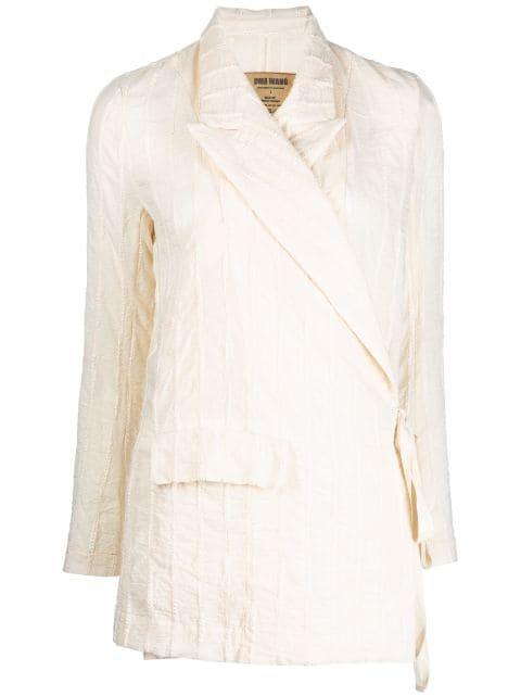wraparound oversize blazer by UMA WANG