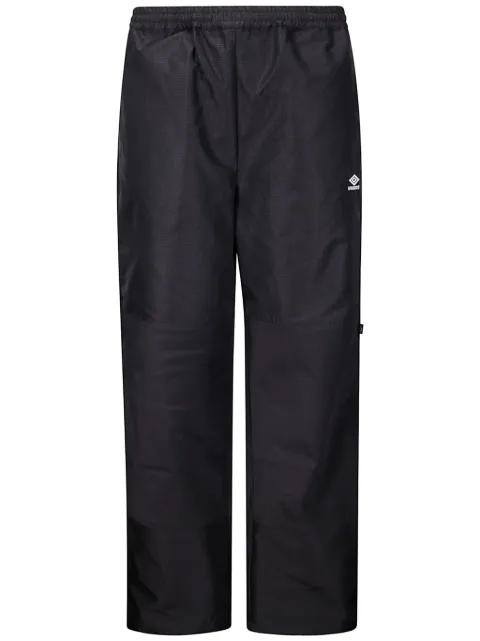 Check-print track pants by UMBRO