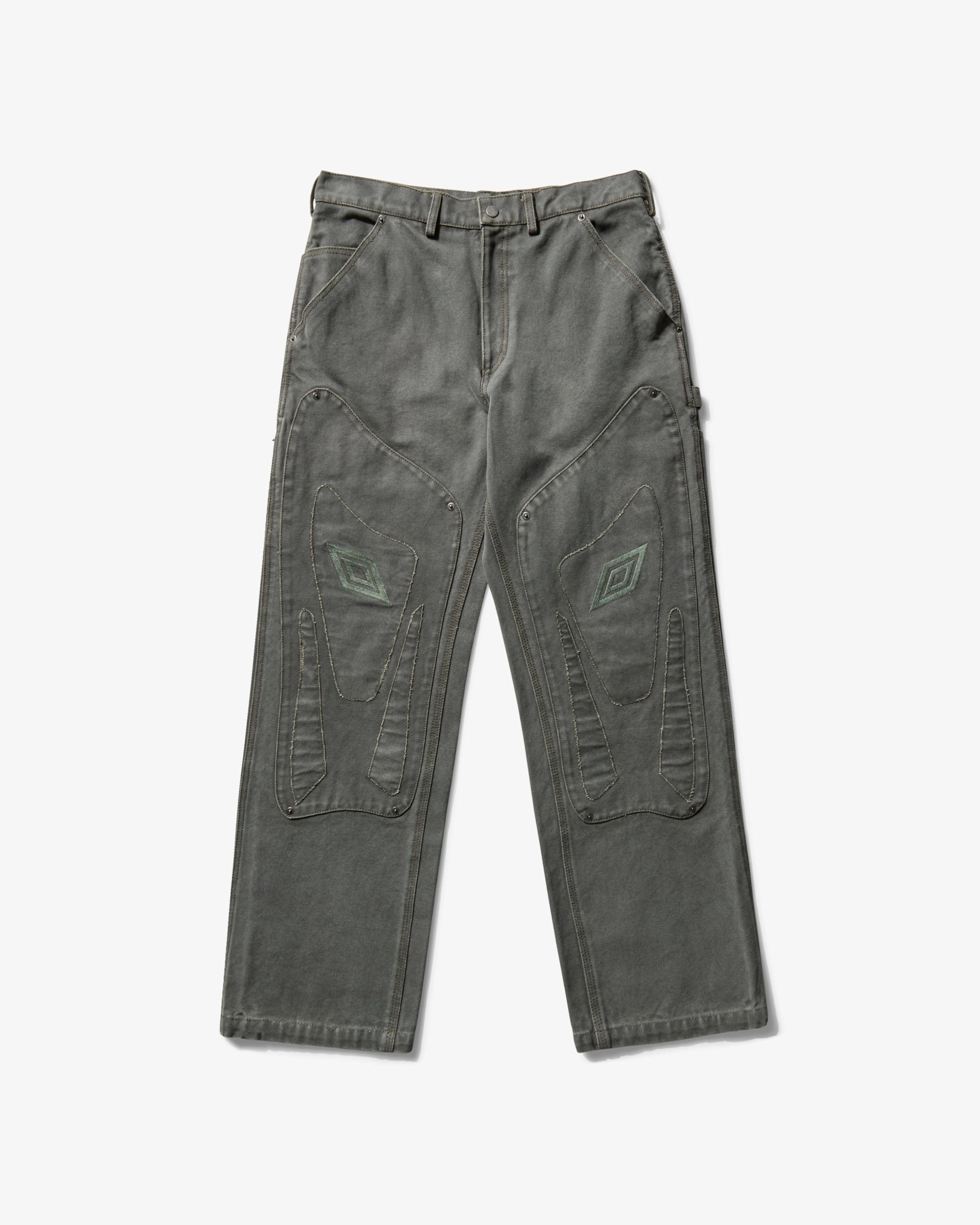 UMBRO - Men's Shinguard Canvas Pants - (Olive) by UMBRO