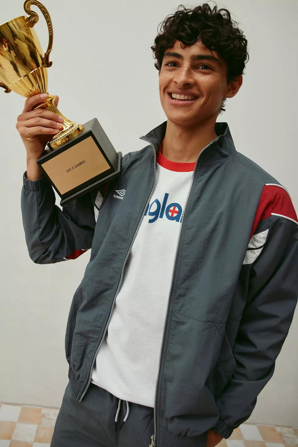 Umbro UO Exclusive Relaxed Fit Track Jacket by UMBRO