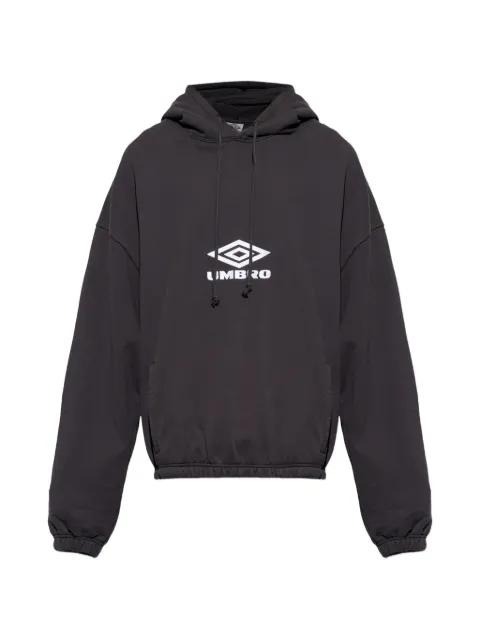 logo-embroidery hoodie by UMBRO