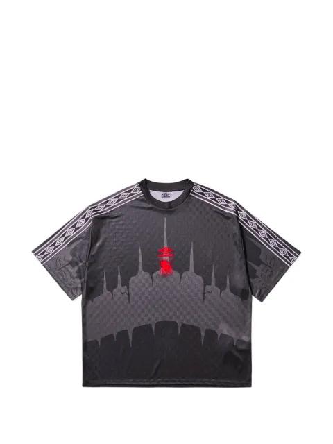 logo-tape T-shirt by UMBRO