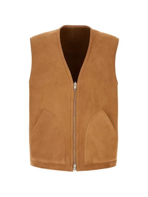 Bruno reversible zip-fastening gilet by UMIT BENAN
