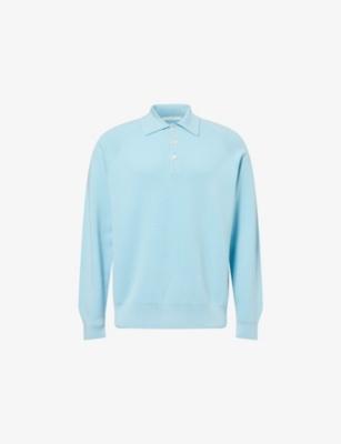 Diana Relaxed-Fit Cashmere Polo Top by UMIT BENAN