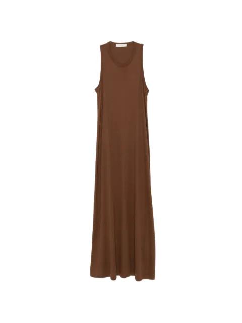 Kate ribbed-trim sleeveless maxi dress by UMIT BENAN