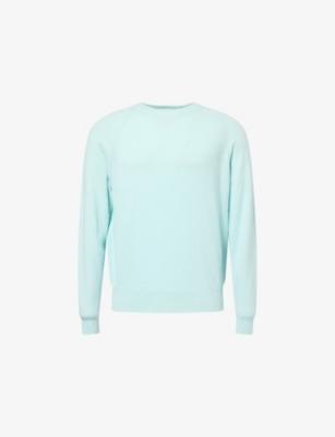 Ralph Crewneck Silk-Cashmere Knit Jumper by UMIT BENAN