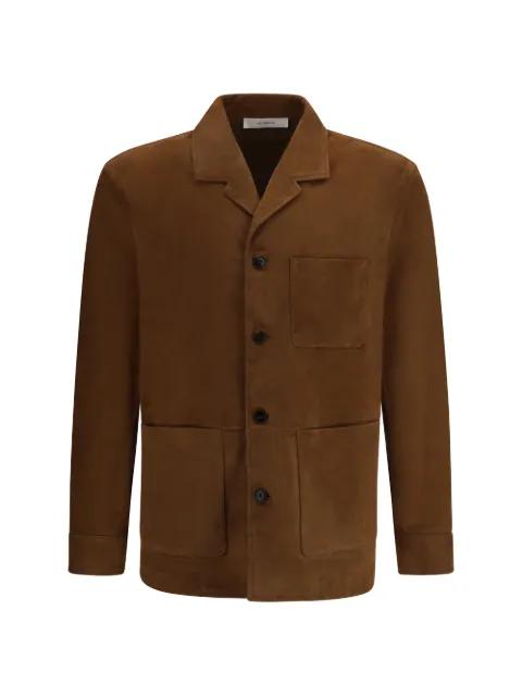 Santiago suede shirt jacket by UMIT BENAN