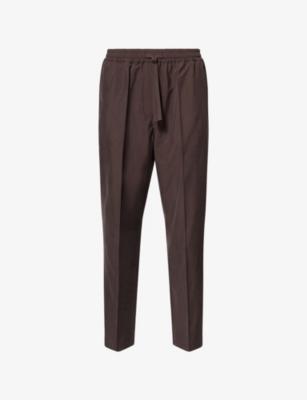 Selly Drawstring-Waist Silk-Blend Trousers by UMIT BENAN