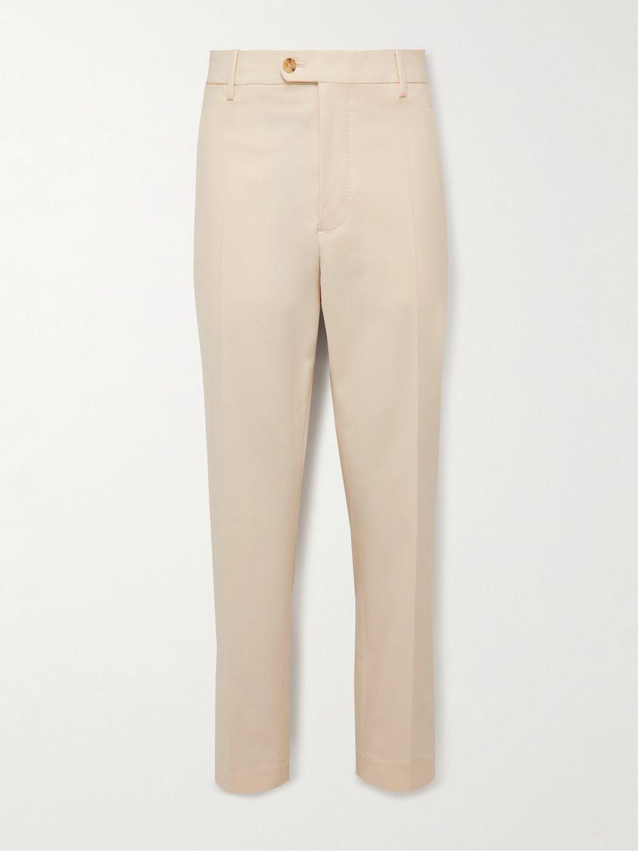 Straight-Leg Cotton-Blend Trousers by UMIT BENAN