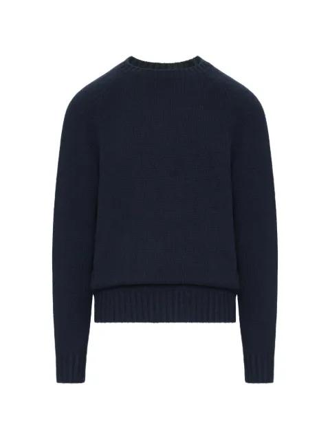 ribbed crew-neck sweater by UMIT BENAN