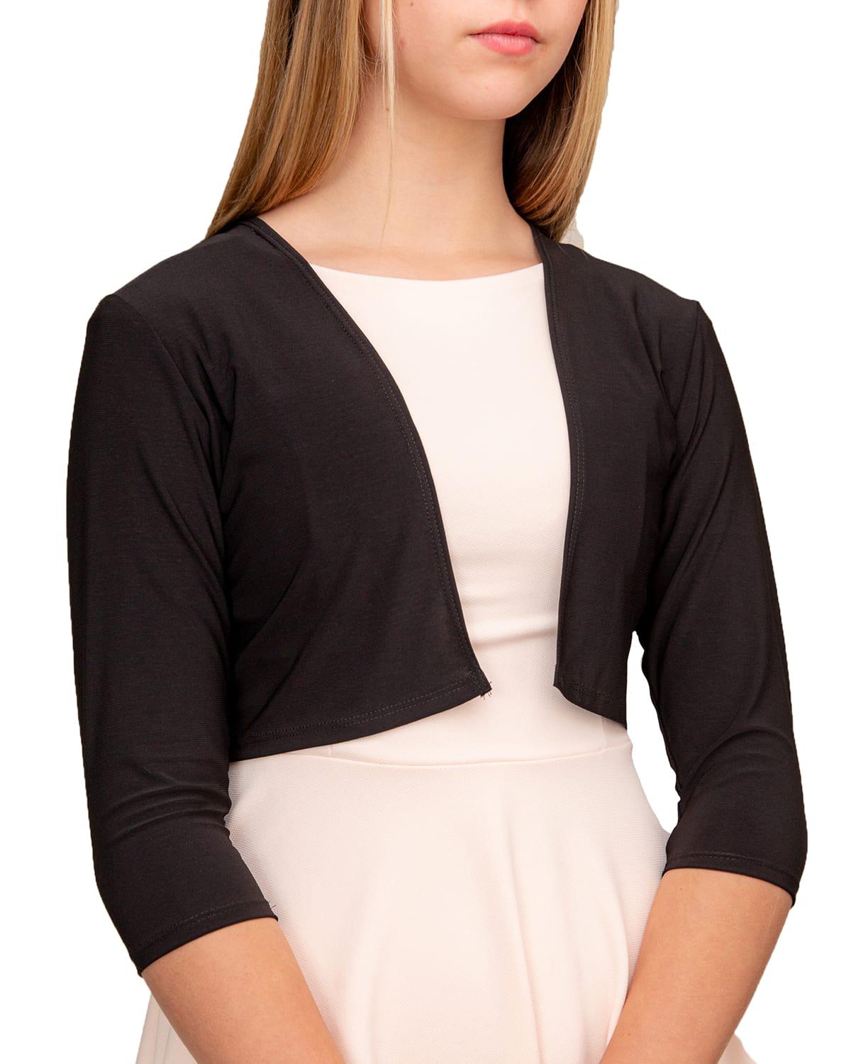 Girl's Bolero Jacket, Size S-XL by UN DEUX TROIS