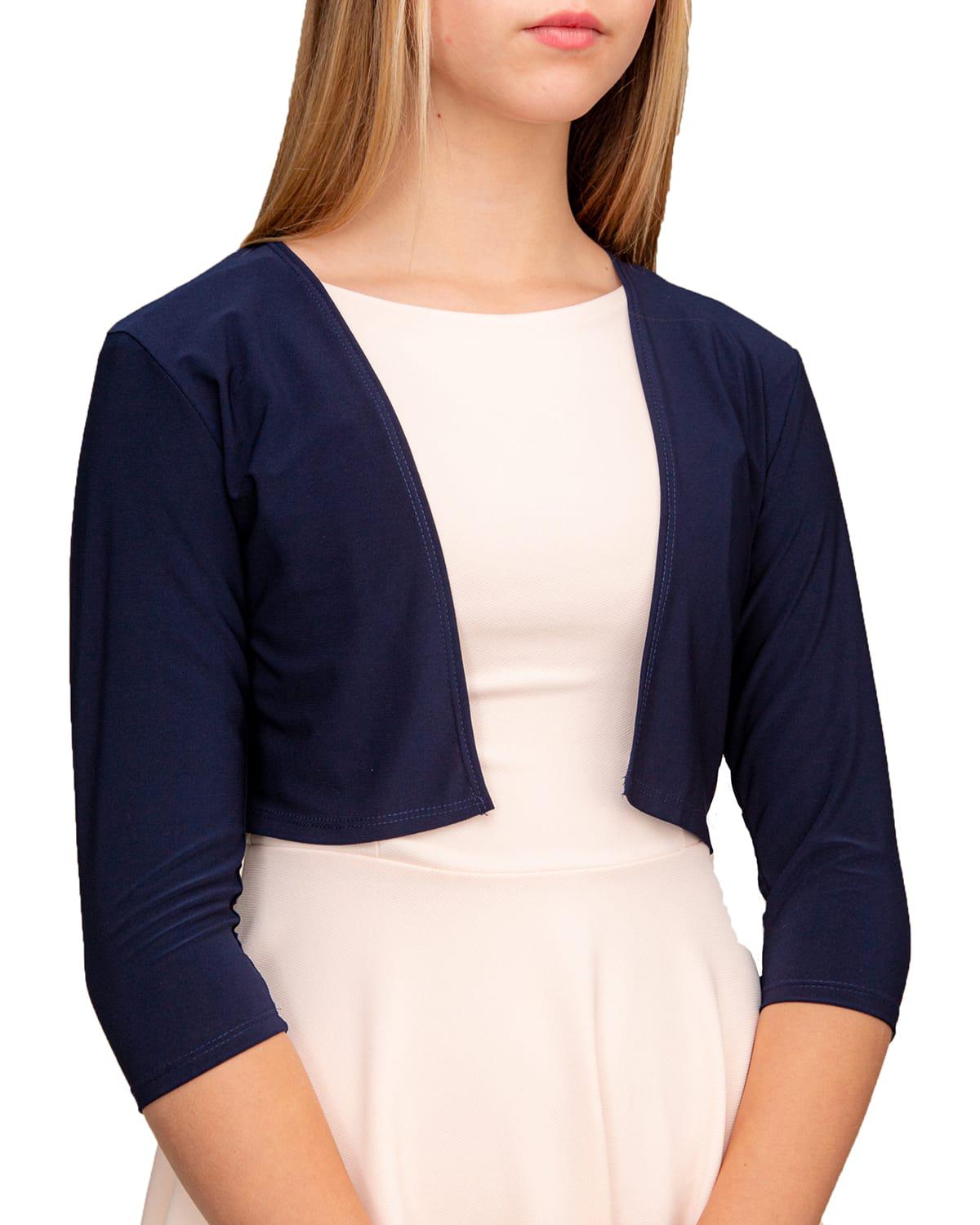 Girl's Bolero Jacket, Size S-XL by UN DEUX TROIS