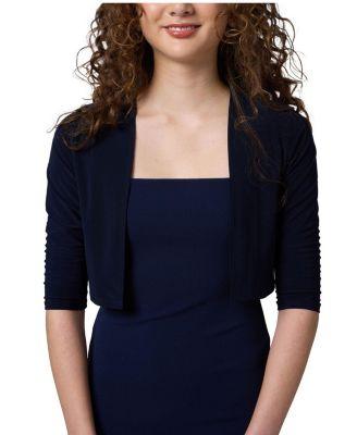 Girls' Cropped Bolero Jacket - Big Kid by UN DEUX TROIS