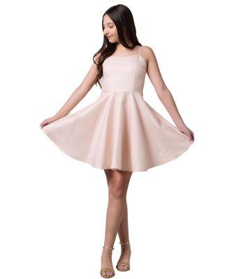 Girls' Quilted Fit and Flare Party Dress - Big Kid by UN DEUX TROIS