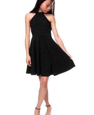 Girls' Skater Halter Dress in Longer Length- Big Kid by UN DEUX TROIS
