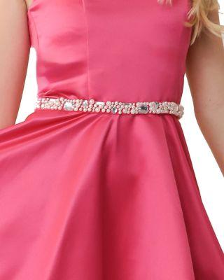 Girls' Stretchy Pearl and Gem Belt - Big Kid by UN DEUX TROIS