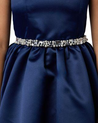 Girls' Stretchy Pearl and Gem Belt - Big Kid by UN DEUX TROIS