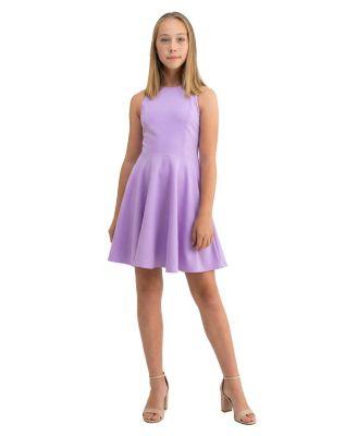 Girls' Textured Racerback Dress in Longer Length - Big Kid by UN DEUX TROIS
