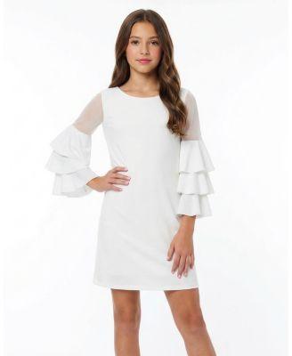 Girls' Tiered Sleeve Dress - Big Kid by UN DEUX TROIS