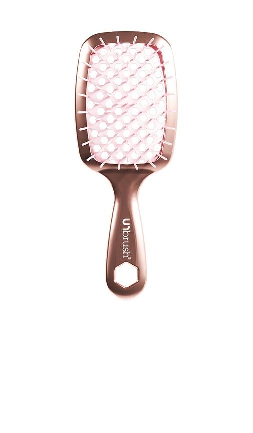 UNbrush Mini Detangling Brush in Rose Gold by UNBRUSH