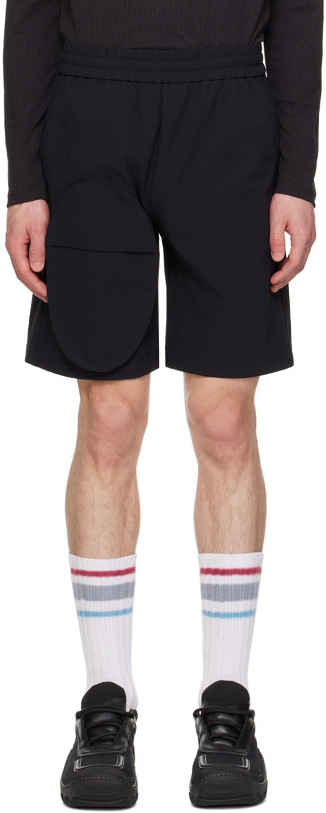Black Night Tour Shorts by UNCERTAIN FACTOR