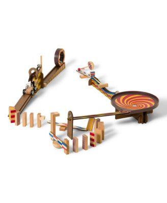 Race Car Chain Reaction Construction Set by Djeco - Ages 8+ by UNCOMMON GOODS