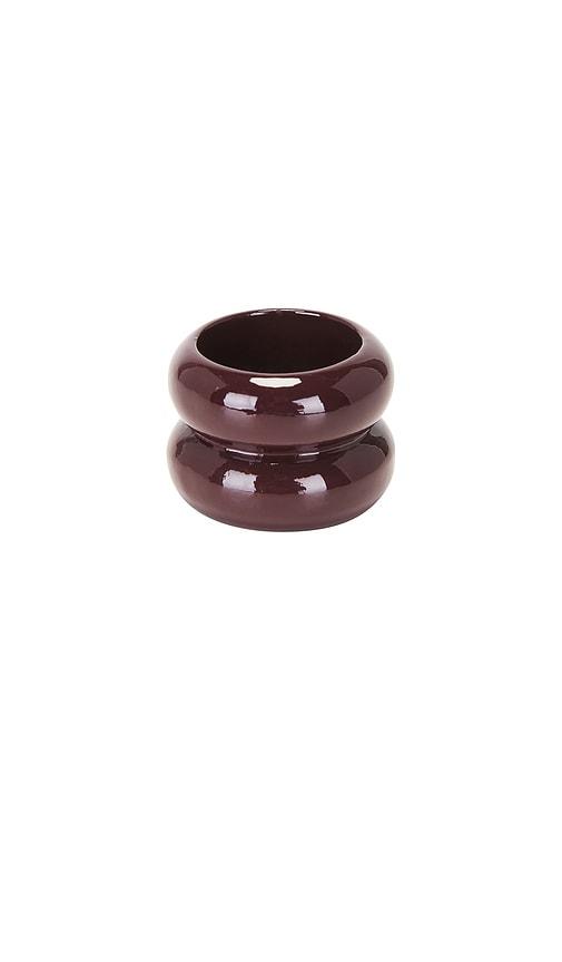 Uncommon Matters Breve Ring in Chocolate by UNCOMMON MATTERS