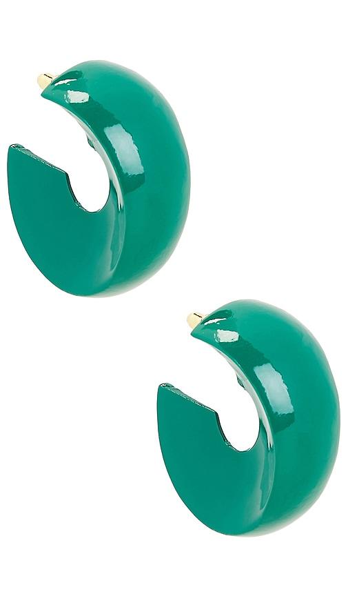 Uncommon Matters Sculpted Creole in Dark Green by UNCOMMON MATTERS