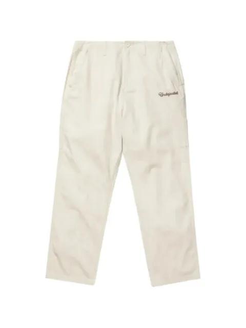 logo-embroidered tapered trousers by UNDEFEATED