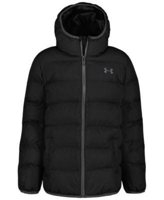 Big Boys' Pronto Hooded Puffer Jacket by UNDER ARMOUR Big Boys' Pronto Hooded Puffer Jacket by UNDER ARMOUR