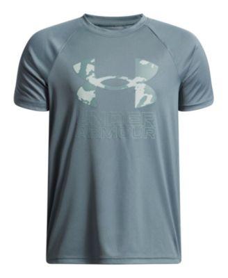 Boys 7-20 Tech Hybrid Print Logo Graphic Short-Sleeve T-Shirt by UNDER ARMOUR