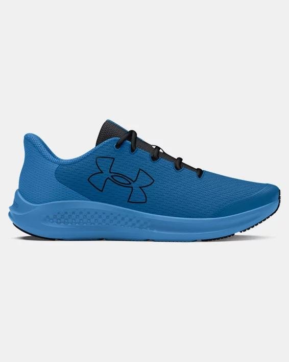 Boys' Grade School UA Charged Pursuit 3 Big Logo Running Shoes by UNDER ARMOUR
