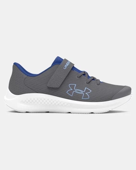 Boys' Pre-School UA Pursuit 3 AC Big Logo Running Shoes by UNDER ARMOUR