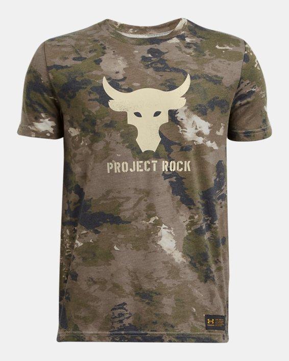 Boys' Project Rock Veterans Day Printed Short Sleeve by UNDER ARMOUR