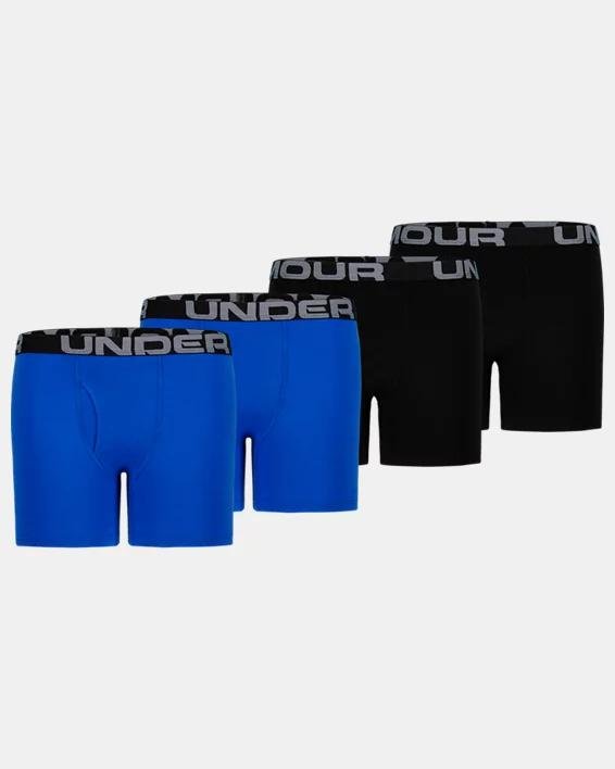 Boys' UA Cotton Boxerjock® 4-Pack by UNDER ARMOUR