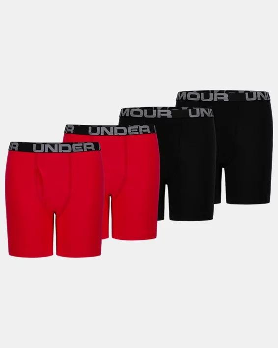 Boys' UA Cotton Boxerjock® 4-Pack by UNDER ARMOUR