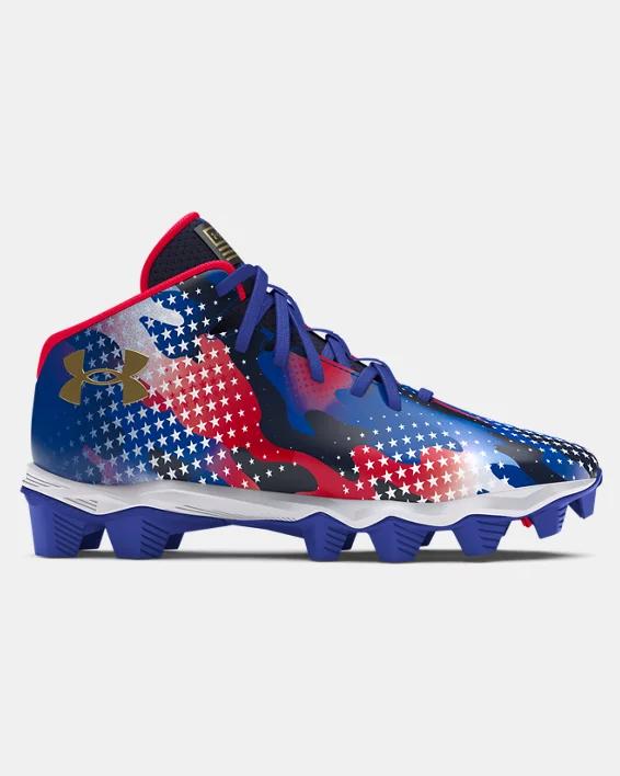 Boys' UA Spotlight Franchise 4 RM USA Jr. Football Cleats by UNDER ARMOUR