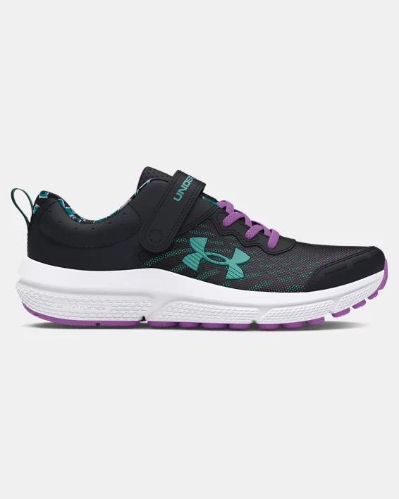Girls' Pre-School UA Assert 10 AC Printed Running Shoes by UNDER ARMOUR