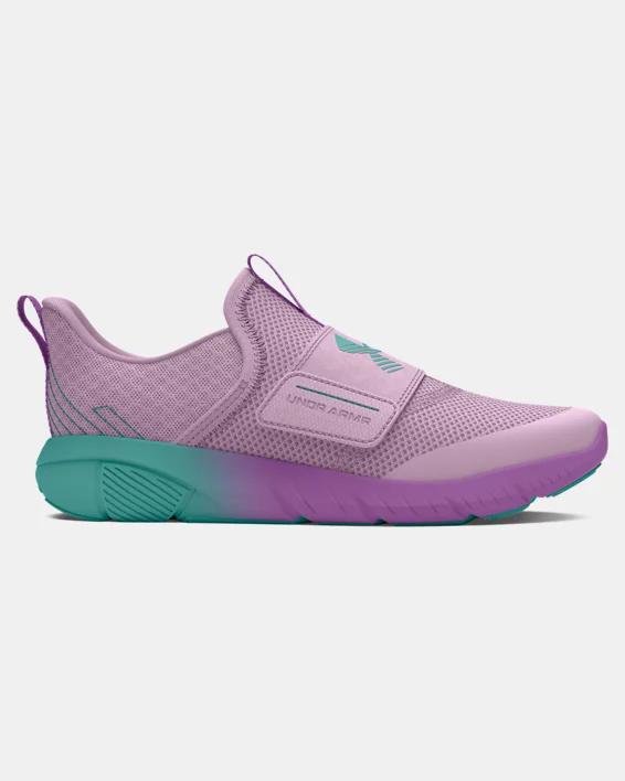 Girls' Pre-School UA Flash Fade Running Shoes by UNDER ARMOUR