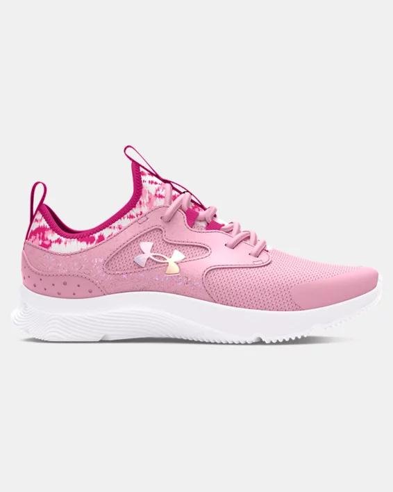 Girls' Pre-School UA Infinity 2.0 AL Printed Running Shoes by UNDER ARMOUR