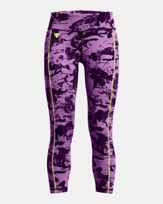 Girls' Project Rock Lets Go Printed Ankle Leggings by UNDER ARMOUR