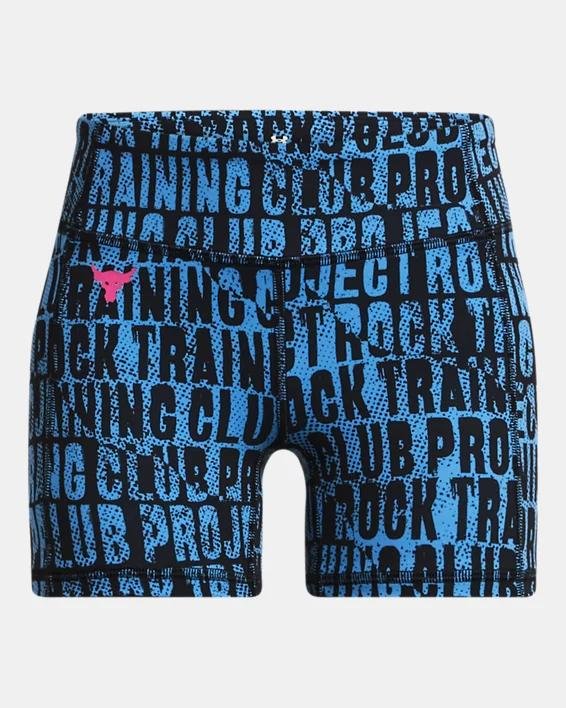 Girls' Project Rock Middy Printed Shorts by UNDER ARMOUR