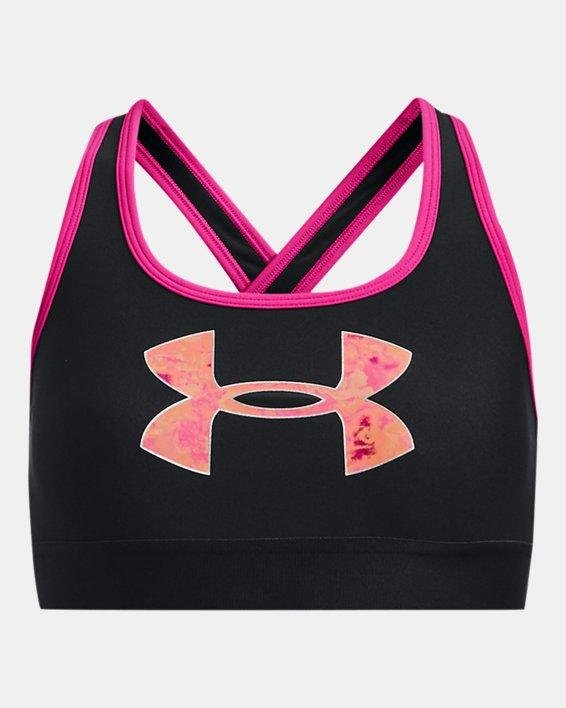 Girls' UA Crossback Graphic Sports Bra by UNDER ARMOUR