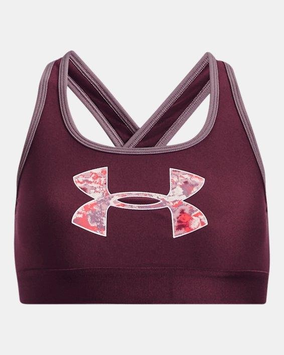 Girls' UA Crossback Graphic Sports Bra by UNDER ARMOUR