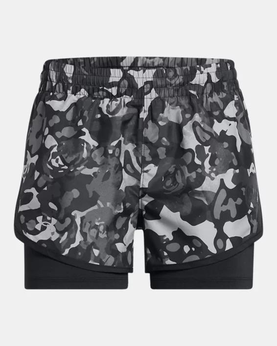 Girls' UA Fly-By Printed 2-in-1 Shorts by UNDER ARMOUR