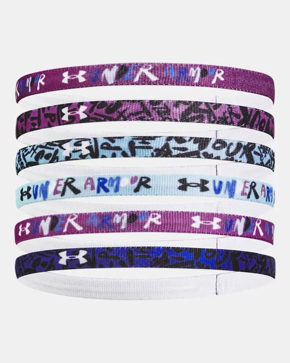 Girls' UA Graphic Headbands - 6 Pack by UNDER ARMOUR